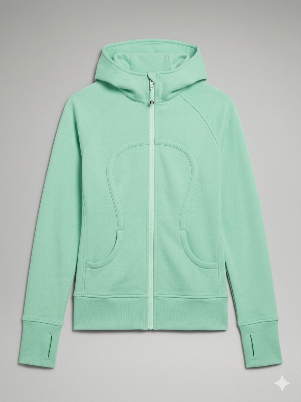 lululemon athletica Mint Green Full-Zip Hoodie